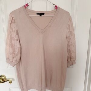Adrianna Papell Blush Knit Top